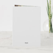 Merry Christmas Winter Forest River Snowflakes Feestdagen Kaart (Achterkant)