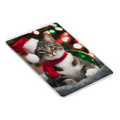 Merry Christmas with a cute kitten Magneet (Rechterzijde)