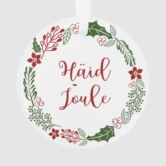Merry Christmas Wreath, Häid jõule (dos)