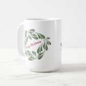 Merry Christmas Wreath - Mug (Devant gauche)