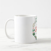 Merry Christmas Wreath Mug – Holiday &  Mug, 11 oz (Gauche)