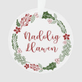 Merry Christmas Wreath, Nadolig Llawen (devant)