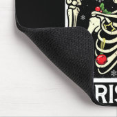 Merry Christmas Xmas Skull Skeleton Funny Men Wome Muismat (Hoek)