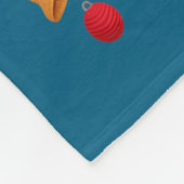 Merry Christmas Y'all Santa Hat Crochet Knitting Q Fleece Deken (Hoek)