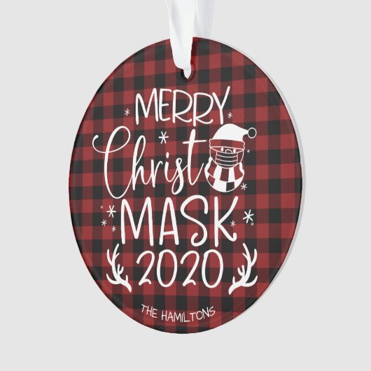 Merry ChristMask 2020 Cute Funny Covid (devant)