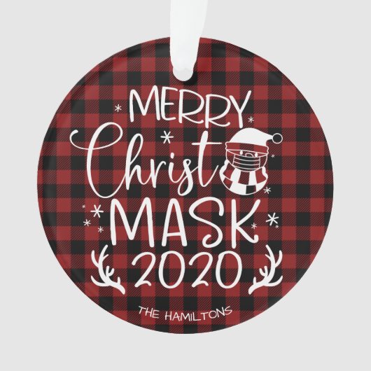 Merry ChristMask 2020 Cute Funny Covid (devant)