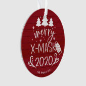 Merry ChristMask Funny 2020 Covid Pandemic Red (devant)