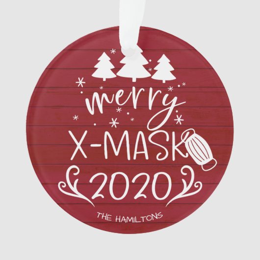 Merry ChristMask Funny 2020 Covid Pandemic Red (devant)
