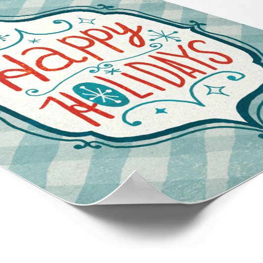 Merry Christmastime Feestdagen Poster (Hoek)