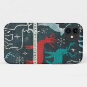 Merry Christmastime Reindeer Case-Mate iPhone Case (Achterkant (horizontaal))