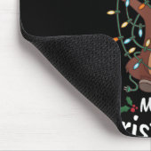 Merry Christmoose Christmas Moose Xmas Tree Lights Muismat (Hoek)