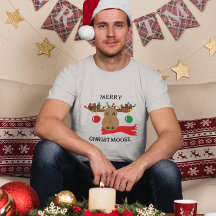 Merry Christmoose Funny Kerstmis