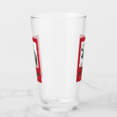 Merry Christmoose Glas (Links)