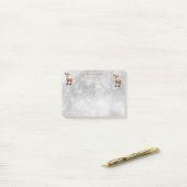 Merry Christmoose met een pet Post-it® Notes (Op bureau)