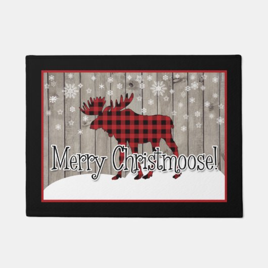 Merry Christmoose - Small Deurmat (Voorkant)