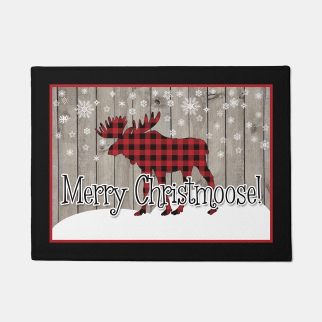 Merry Christmoose - Small Deurmat (Voorkant)