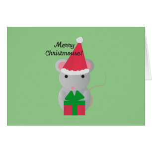 Merry Christmouse Cute Kerstmuis