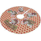 Merry Christmouse Holiday Tree Skirt Kerstboom Rok (Gekanteld)