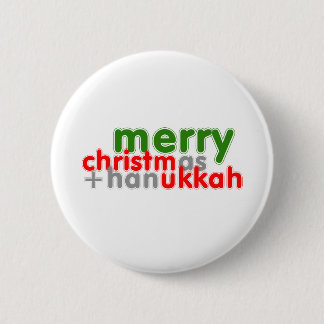 MERRY CHRISTMUKKAH RONDE BUTTON 5,7 CM