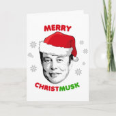 Merry Christmusk Kaart (Voorkant)