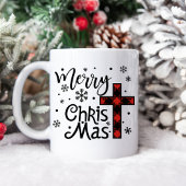 Merry Christus Mas Christelijke Kerstmis Koffiemok