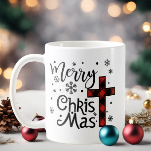 Merry Christus Mas Christelijke Kerstmis Koffiemok