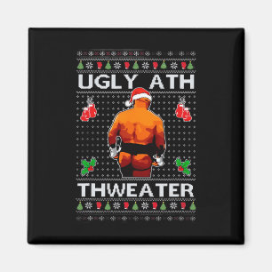 Merry Chrithmith Kith My Ath Butt Viral Fight Me Magneet