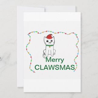 Merry CLAWSMAS Feestdagenkaart