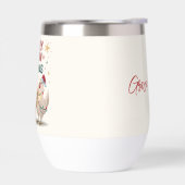 Merry Cluckin Christmas Chickens Personalized (Gauche)