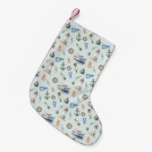 Merry Coastal Christmas Stocking Kleine Kerstsok (Voorkant (Hangend))