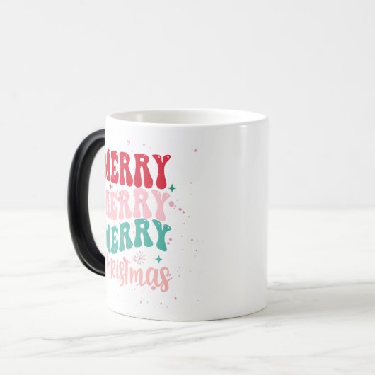 MERRY COLORÉ CHRISTMAS MUG (Devant gauche)