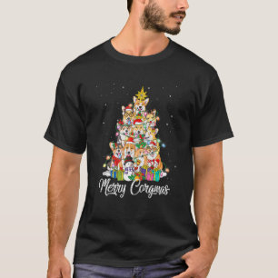 Merry Corgmas Corgi-kerstboom Fairles do T-shirt