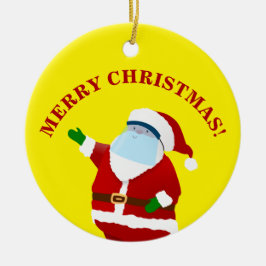 Merry Covid Kerstmis Keramisch Ornament