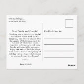 Merry Creepmas Halloween Briefkaart (Achterkant)