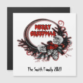 Merry Creepmas Horror Kerst Custom Magnet (Voorkant / Achterkant)