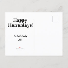  Merry Creepmas Horror-kerstmis Aangepast Briefkaa Uitnodiging Briefkaart