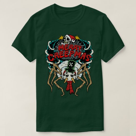 Merry Creepmas Horror TShirt (Design devant)