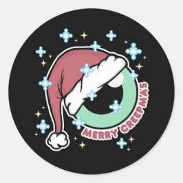 Merry Creepmas Ronde Sticker