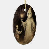 Merry Creepmas Spooky Ghost Gothic Keramisch Ornament (Rechts)