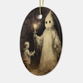 Merry Creepmas Spooky Ghost Gothic Keramisch Ornament (Links)