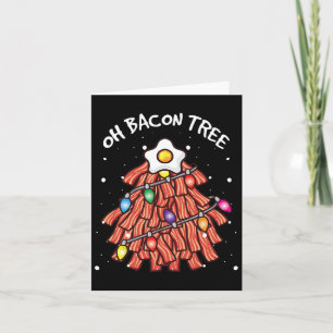 Merry Crispness Oh Bycon Tree BBQ Ugly Christmas S Kaart