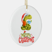 Merry Cristmas Keramisch Ornament (Rechts)