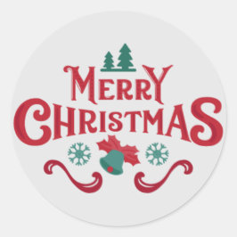 MERRY CRISTMAS STICKER