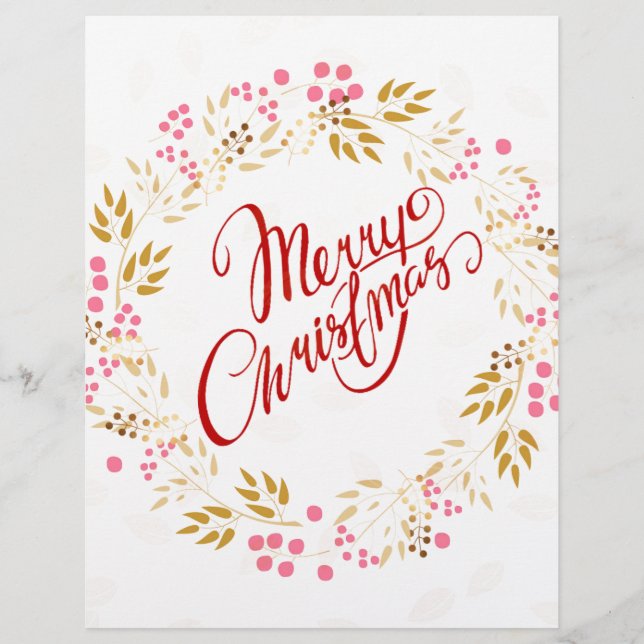 Merry Cristmas Wreath (Voorkant)