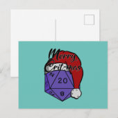 Merry Crit-mas Briefkaart (Voorkant / Achterkant)