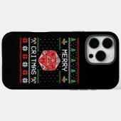 Merry Critmas II - Lelijke Kerst Case-Mate iPhone Case (Achterkant (horizontaal))