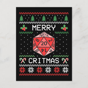 Merry Critmas II - Lelijke Kerst Feestdagenkaart