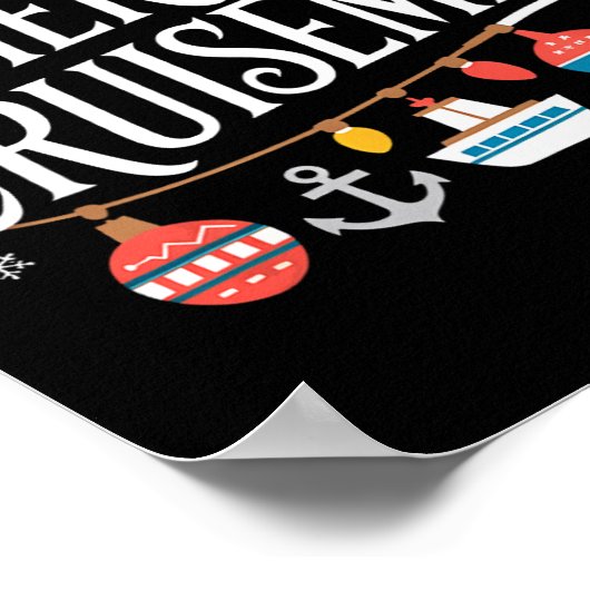 Merry Cruisemas Christmas Cruise S Family Cruise Poster (Hoek)