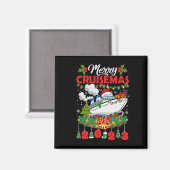 Merry Cruisemas Familie Cruise Kerstmis 2023 Fun B Magneet (Voorkant / Achterkant)