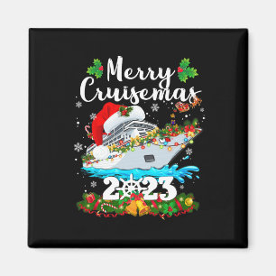 Merry Cruisemas Familie Cruise Kerstmis 2023 Fun B Magneet